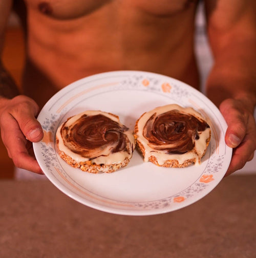 CHOCOLATE PB PROTEIN RICE CAKES