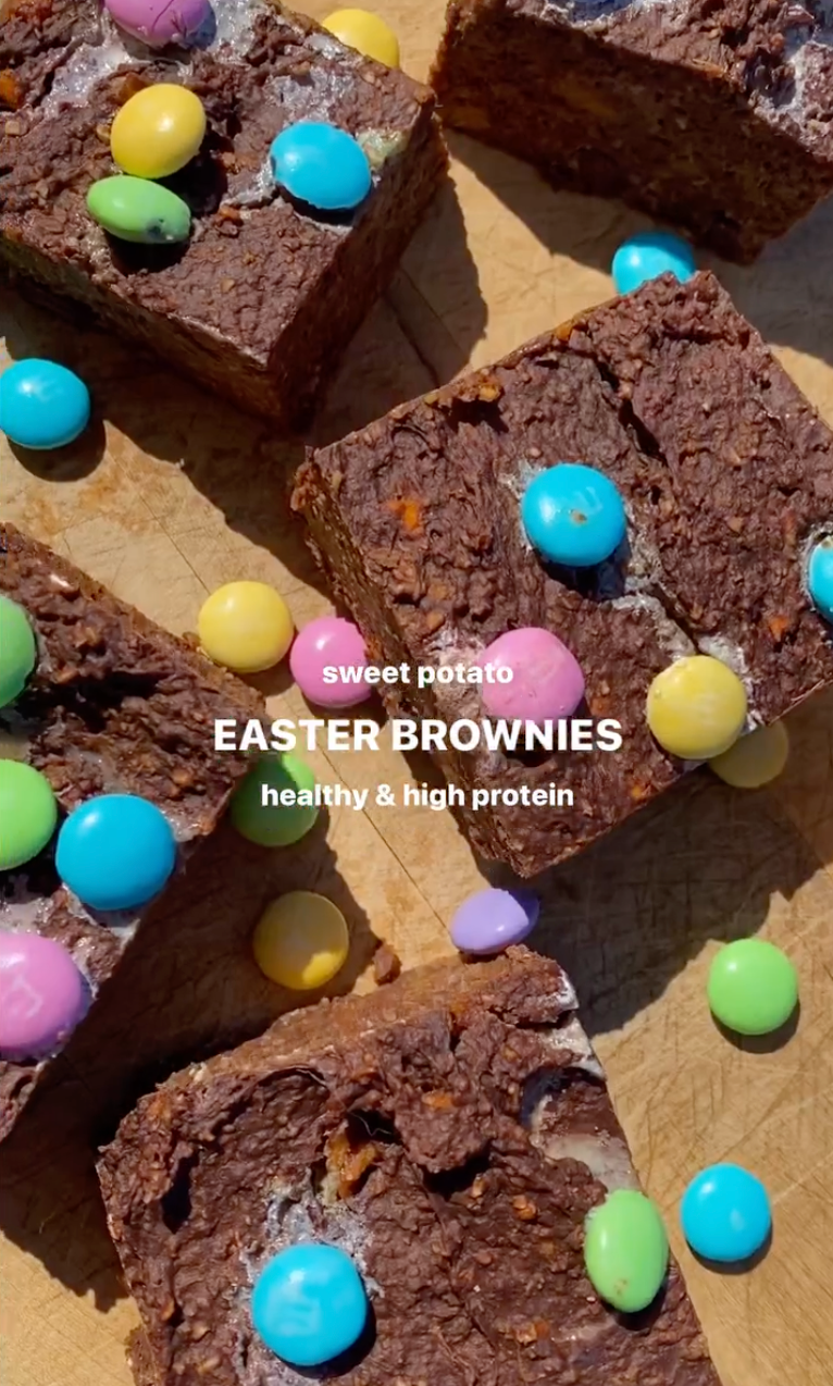 Easter Protein Brownies